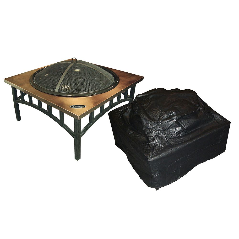 Paramount Outdoor Vinyl Square Fire Pit Cover