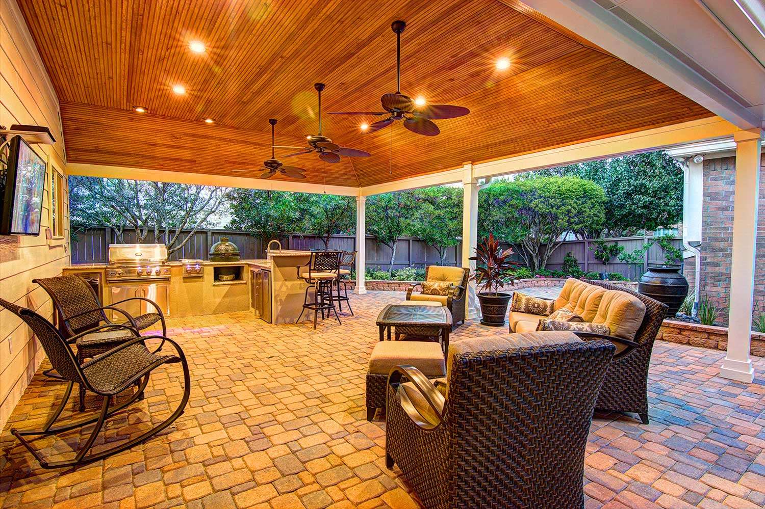 Patio Cover + Outdoor Kitchen