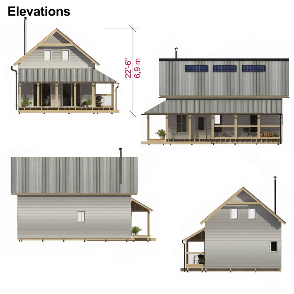 Small Cottage House Plans with Wrap Around Porch