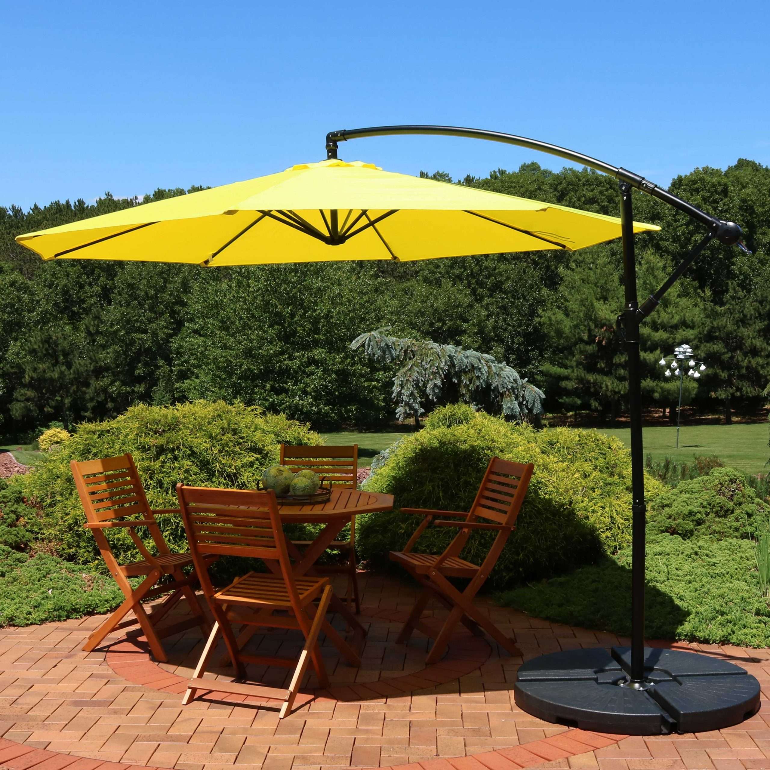 Sunnydaze Outdoor Cantilever Offset Patio Umbrella ...