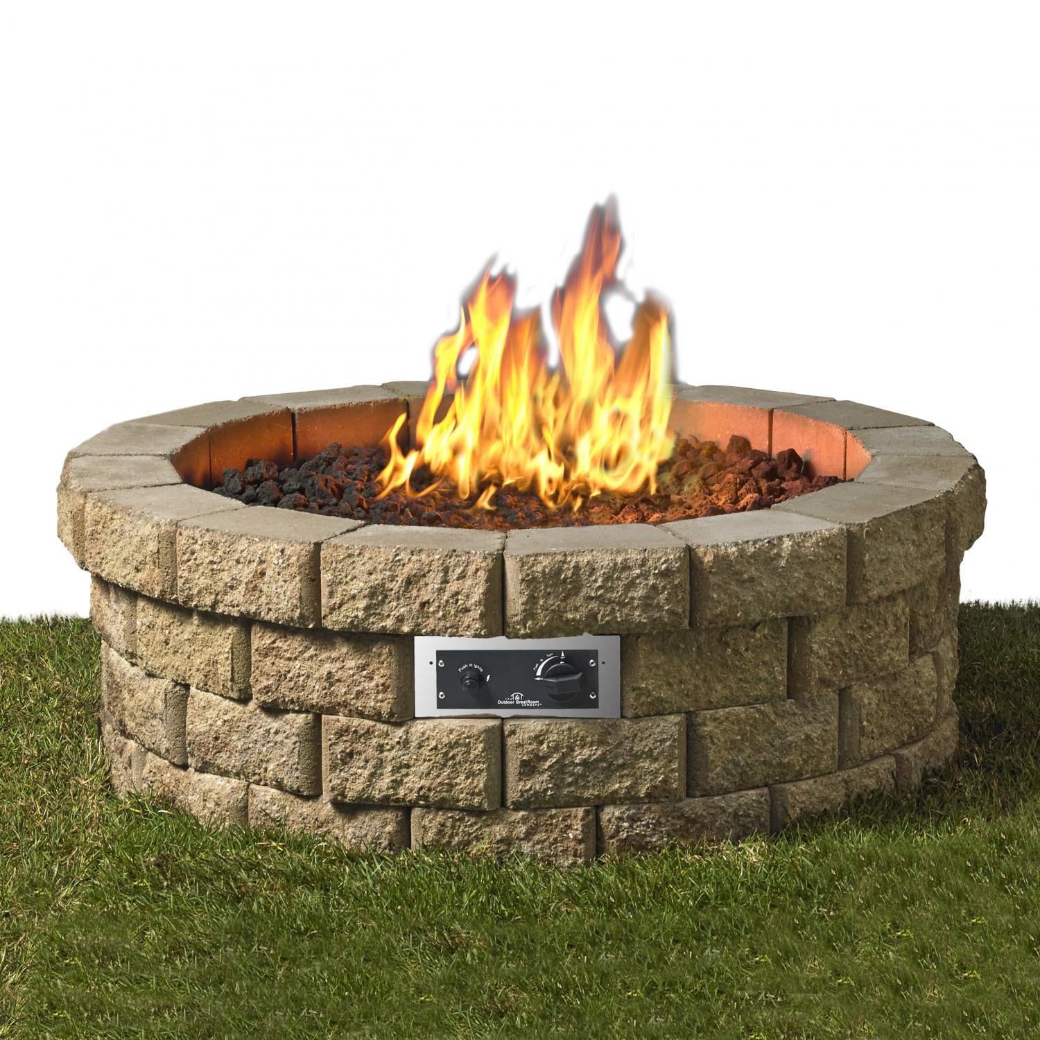 Outdoor Gas Fire Pit Kit - LoveMyPatioClub.com