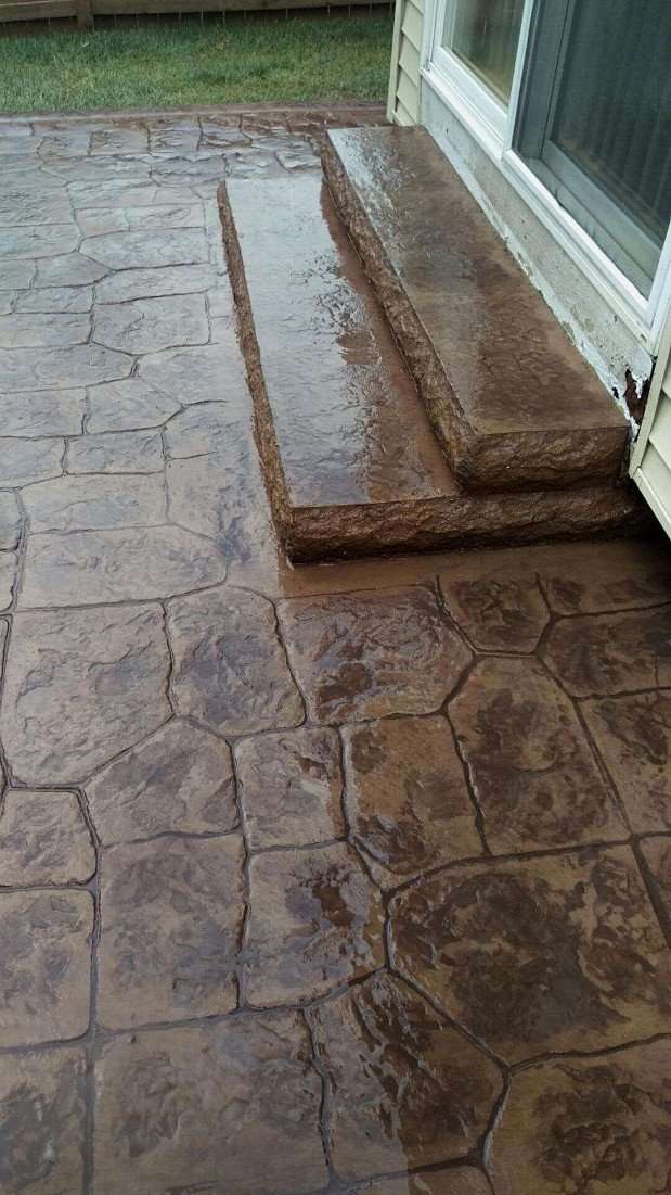 The Stamped Concrete Patio Iâve Been Waiting For