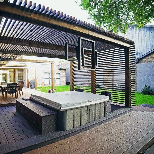 Top 40 Best Deck Roof Ideas