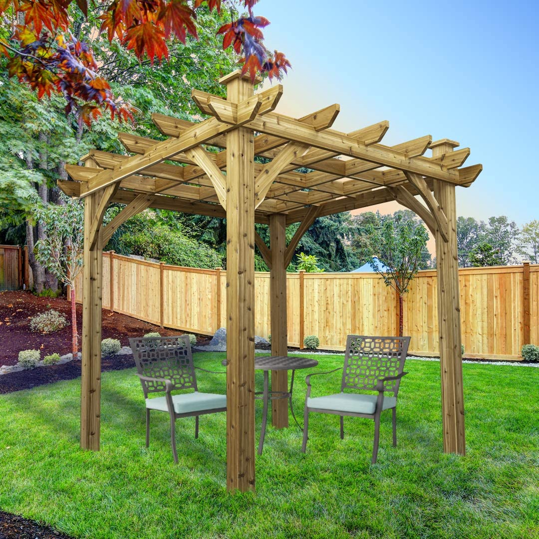 What is the difference between Pergola and gazebo?