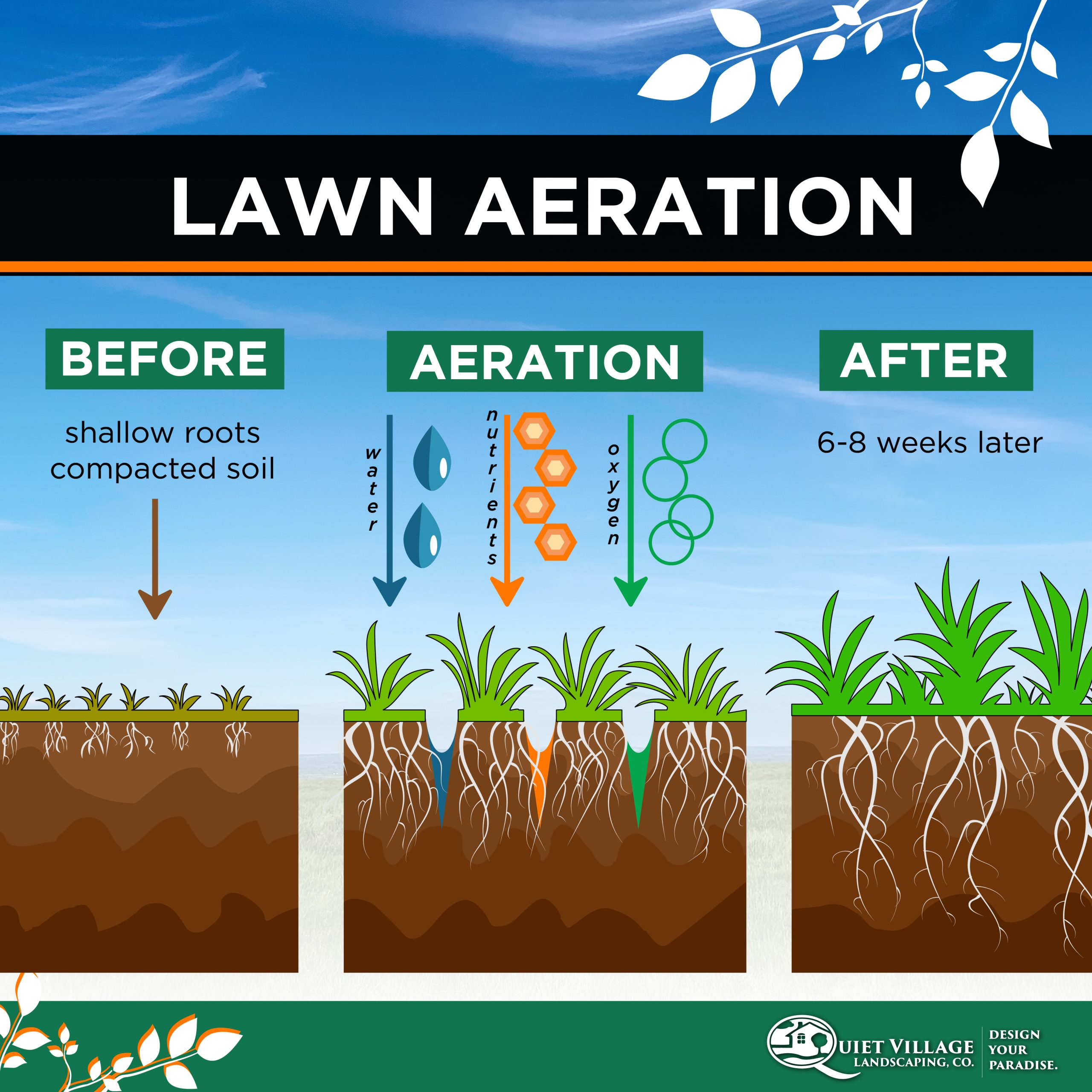 Why Lawn Aeration is Key to a Healthy, Green Lawn