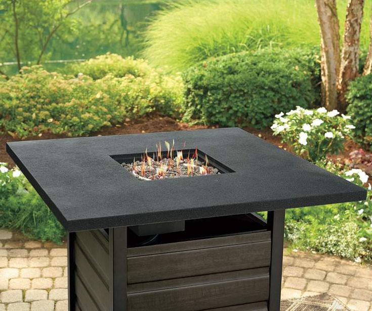 Wilson &  Fisher Bayshore High Bistro Fire Pit Table