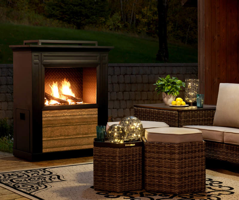 Wilson &  Fisher Summer Ridge Outdoor Gas Fireplace