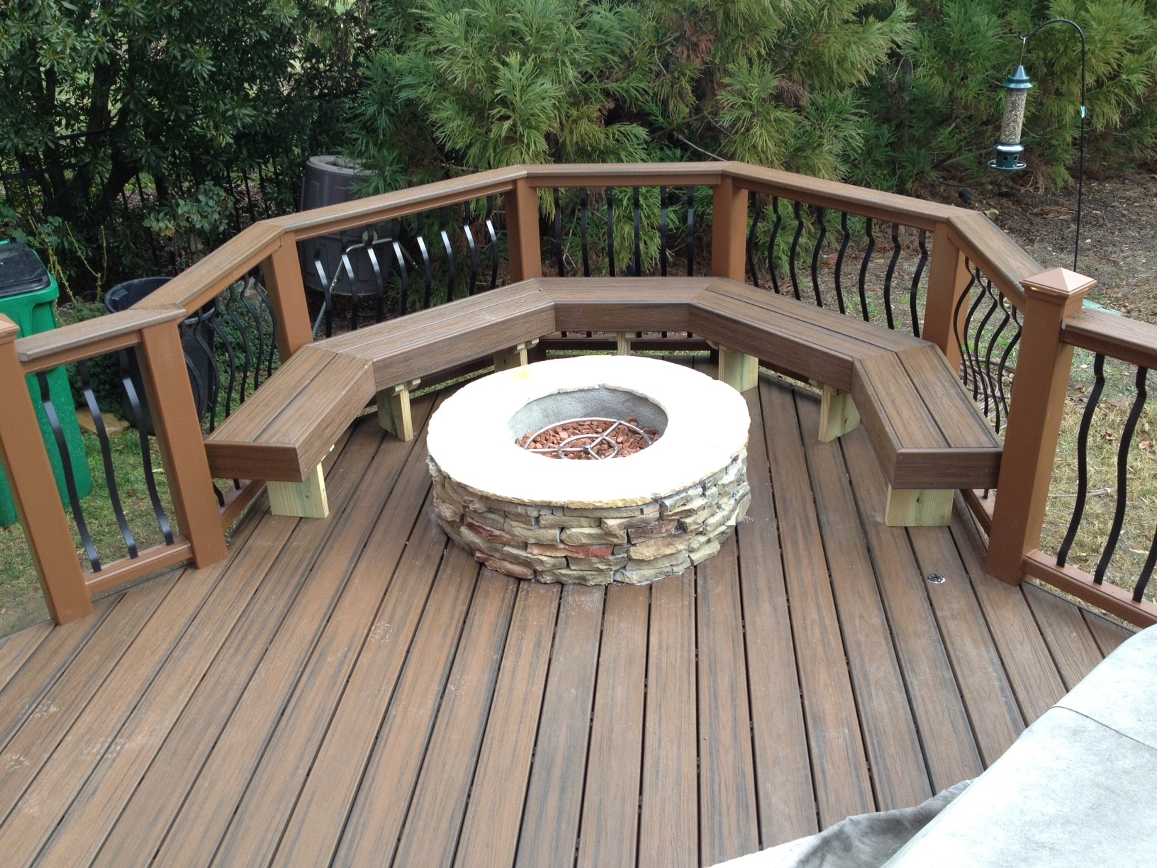 Wood Burning Fire Pits For Decks  Knobs Ideas Site